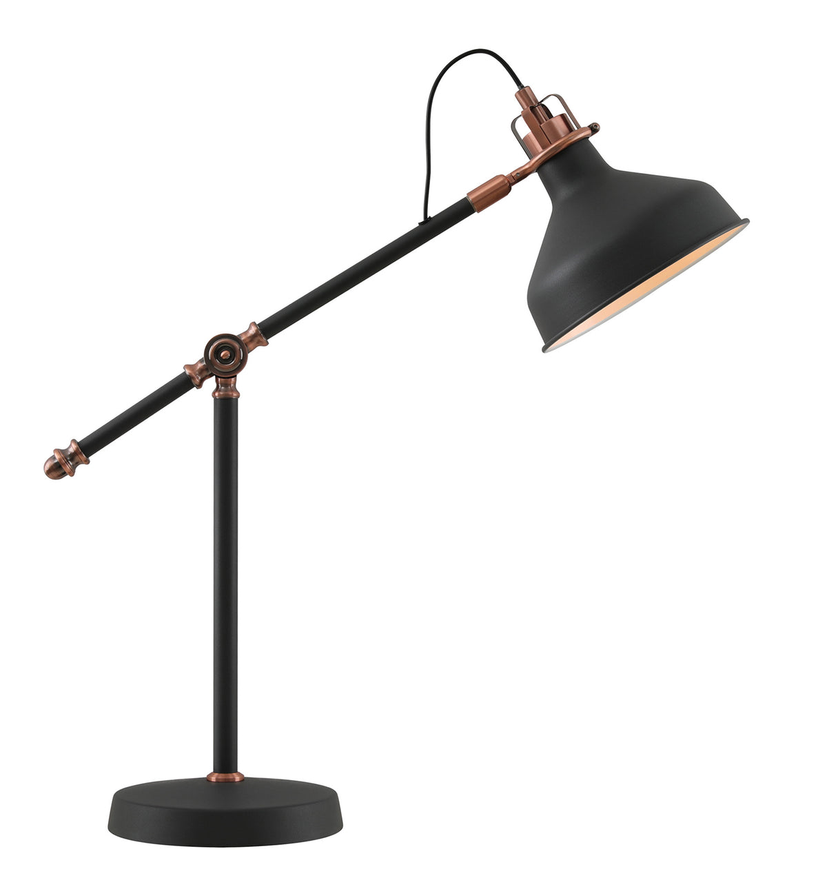 Warrick Adjustable Table Lamp, EM6177-HSA