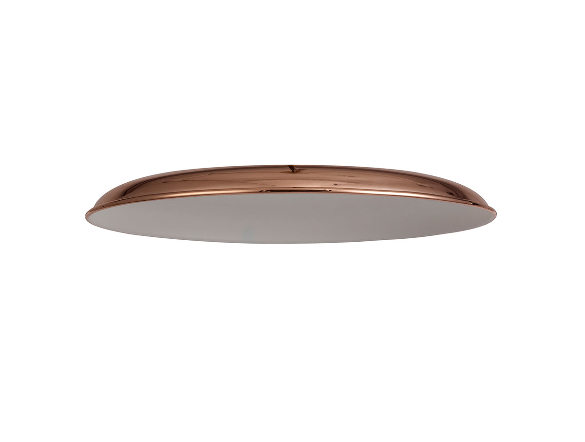 Webb Round Flat Metal 35cm Lampshade, EM2097-HSA