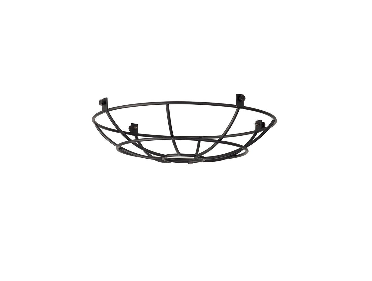 Webb Clip On Shallow Round 25cm Wire Cage Shade, EM3008-HSA