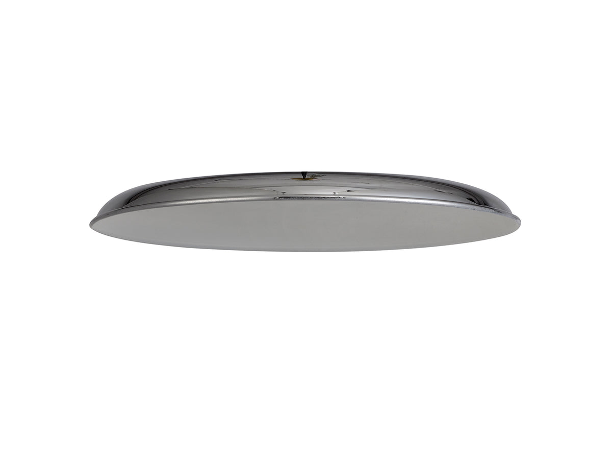 Webb Round Flat Metal 35cm Lampshade, EM3097-HSA