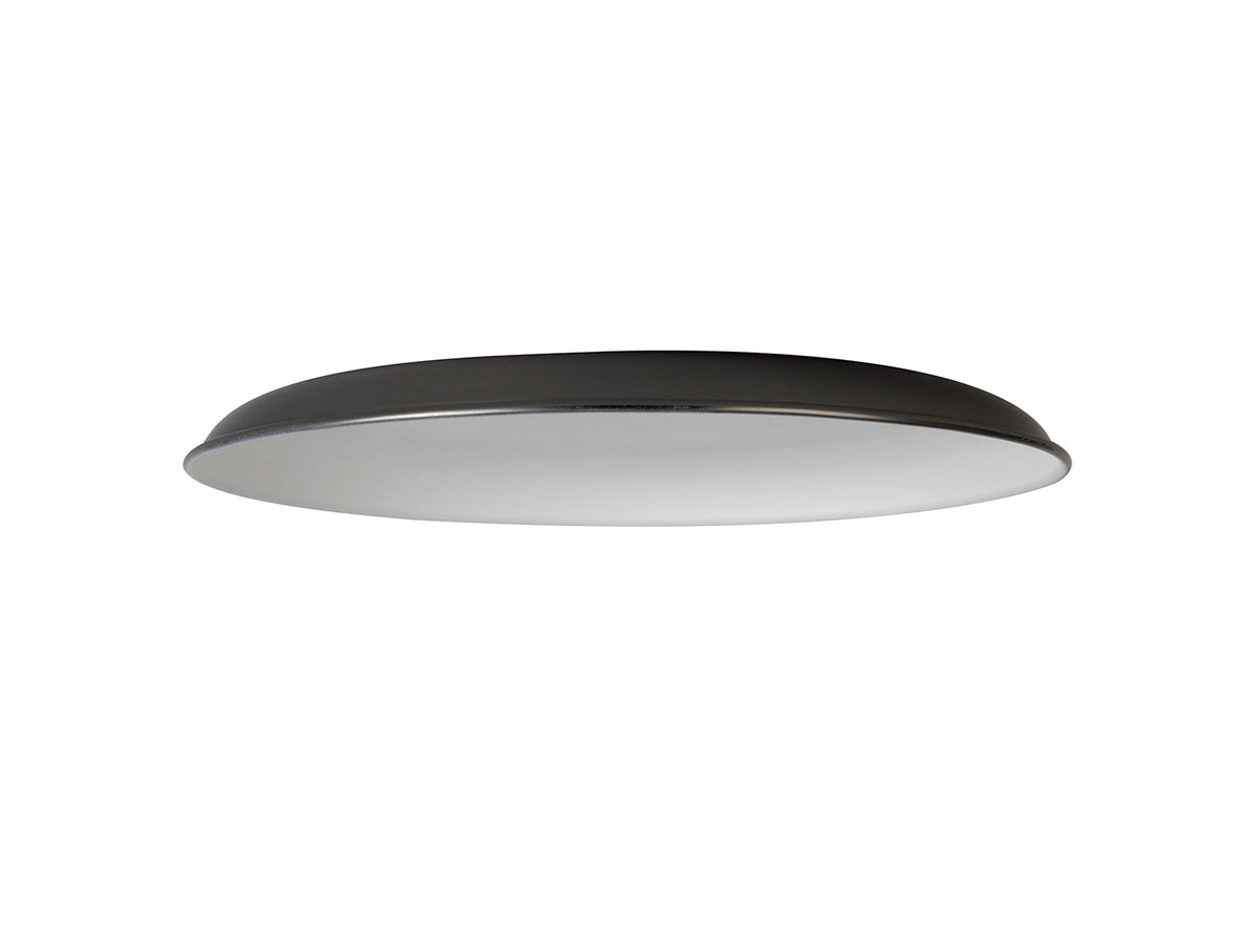 Webb Round Flat Metal 35cm Lampshade, EM5097-HSA