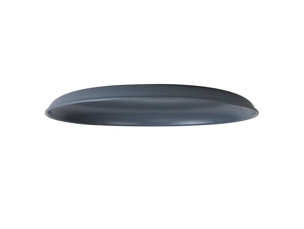 Webb Round Flat Metal 35cm Lampshade, EM6097-HSA