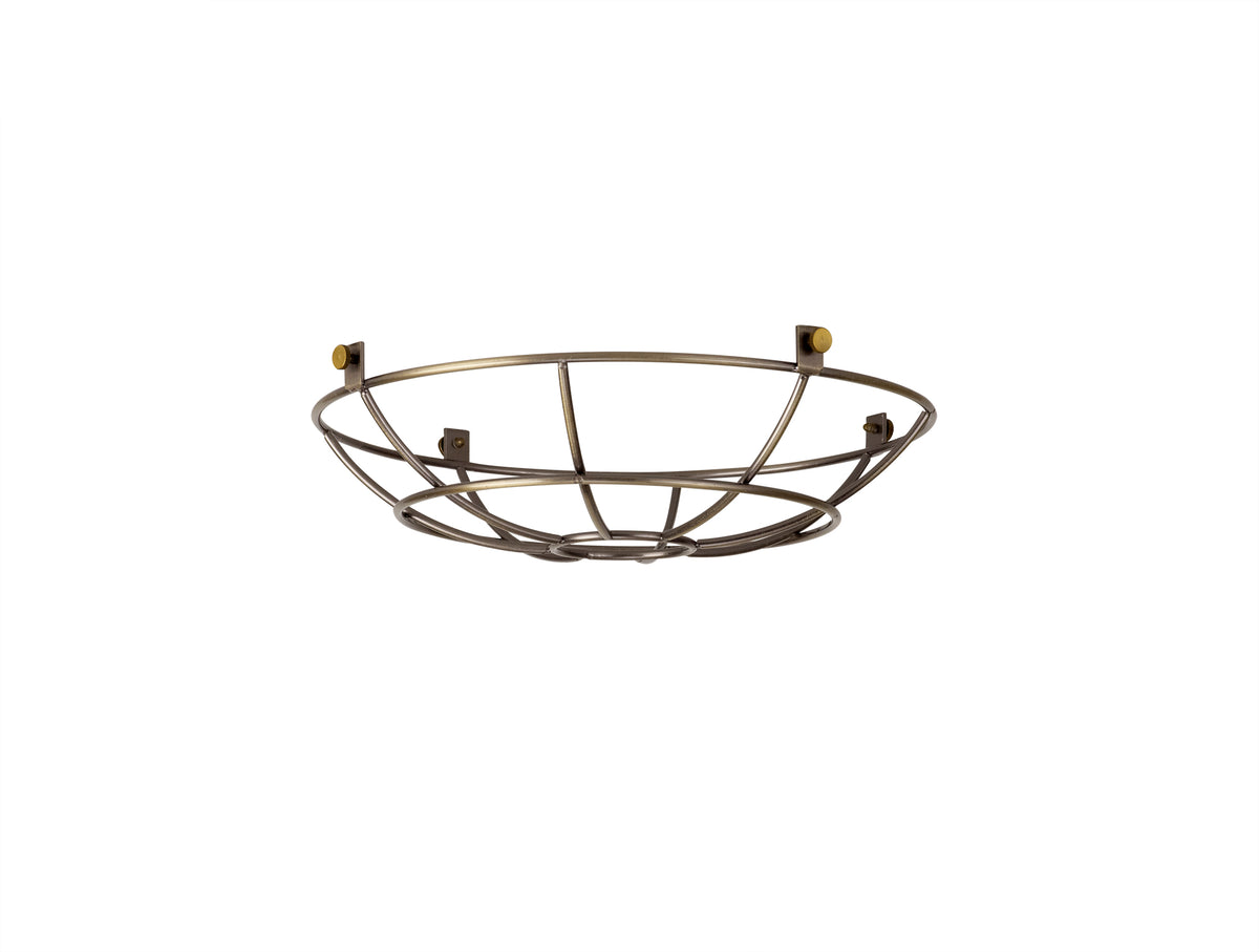 Webb Clip On Shallow Round 25cm Wire Cage Shade, EM6997-HSA
