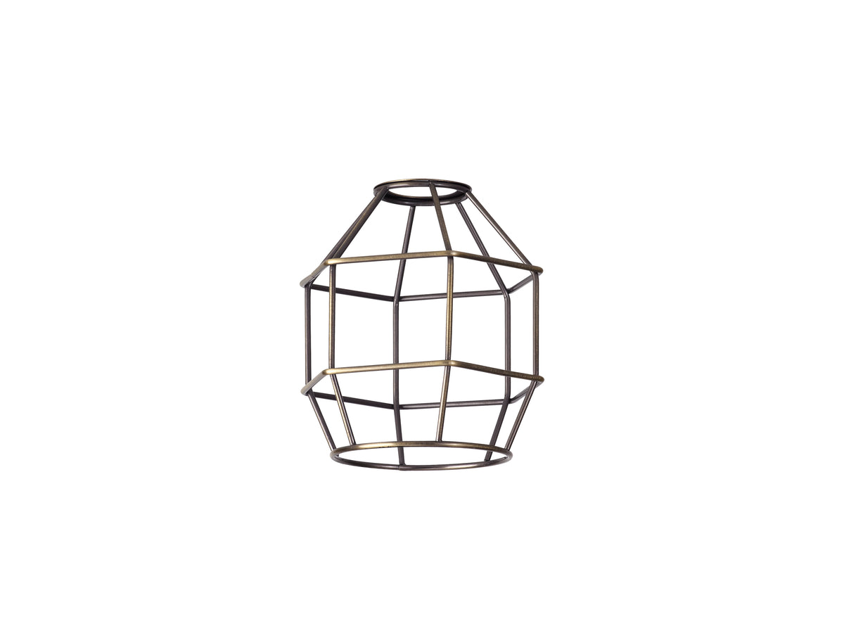 Webb Hexagon 14cm Wire Cage Shade, EM7897-HSA