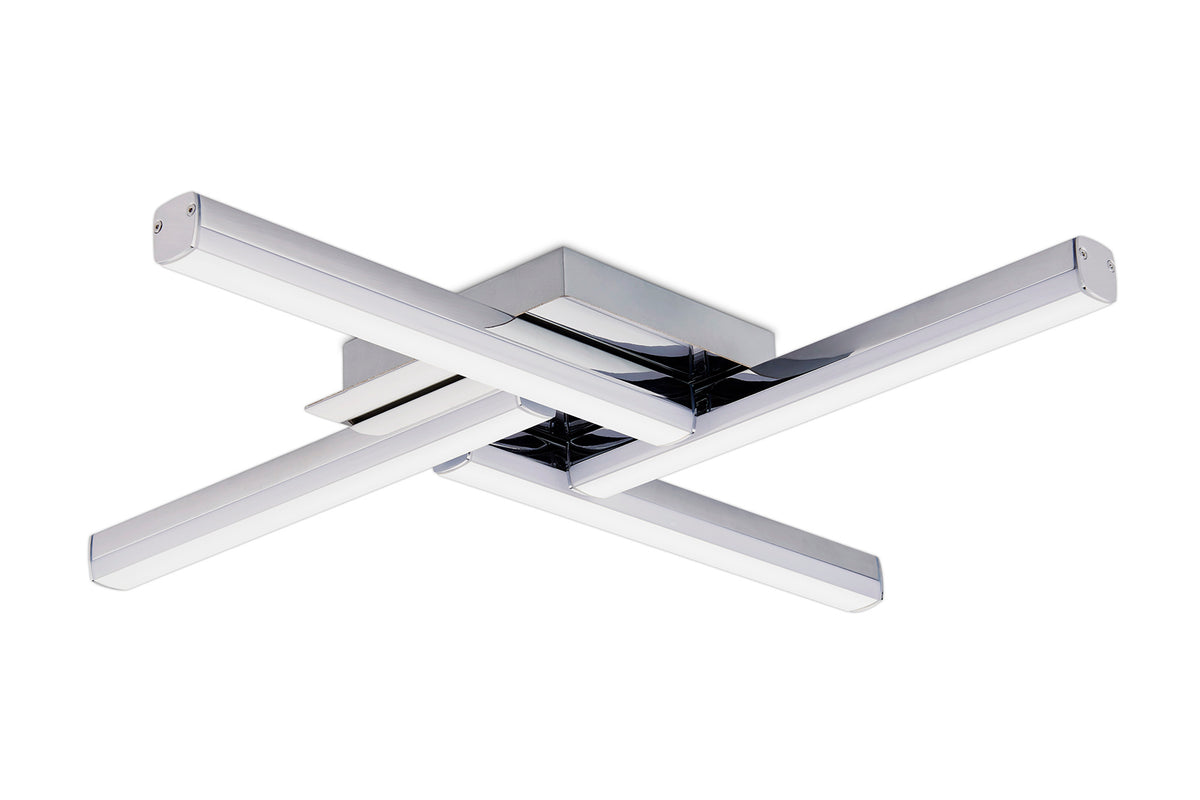 Wing 4 Light Ceiling, EM9207-HSA